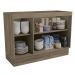 Balcao De Pia 02 Portas 120cm Maxxi G745 Nogal Kappesberg