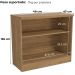 Balcao Para Escritorio 2 Portas 91 cm Versatil 1011A Itapua Kappesberg