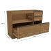 Balcao Pia Sem Tampo 1P 4G 120 cm Maxxi G746 Canela Kappesberg