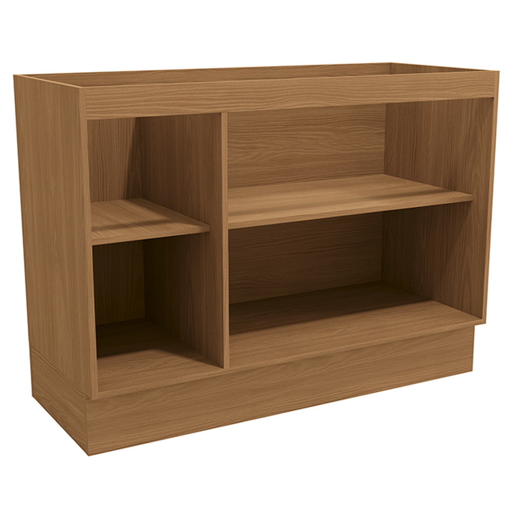Balcao Pia Sem Tampo 2P 120 cm MDP Maxxi G745 Canela Kappesberg