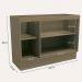 Balcao Pia Sem Tampo 2P 120 cm MDP Maxxi G745 Nogal Kappesberg