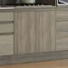 Balcao Tampo Cooktop 2 Portas 80 cm Maxxi G744 Nogal Kappesberg