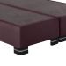 Base Cama Box Queen Sommier Suede Vinho