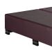Base Cama Box Queen Sommier Suede Vinho