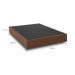 Base Para Cama Box Casal Premium Cinza