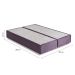 Base para Cama Box King  Sommier (25x193x203) Berinjela