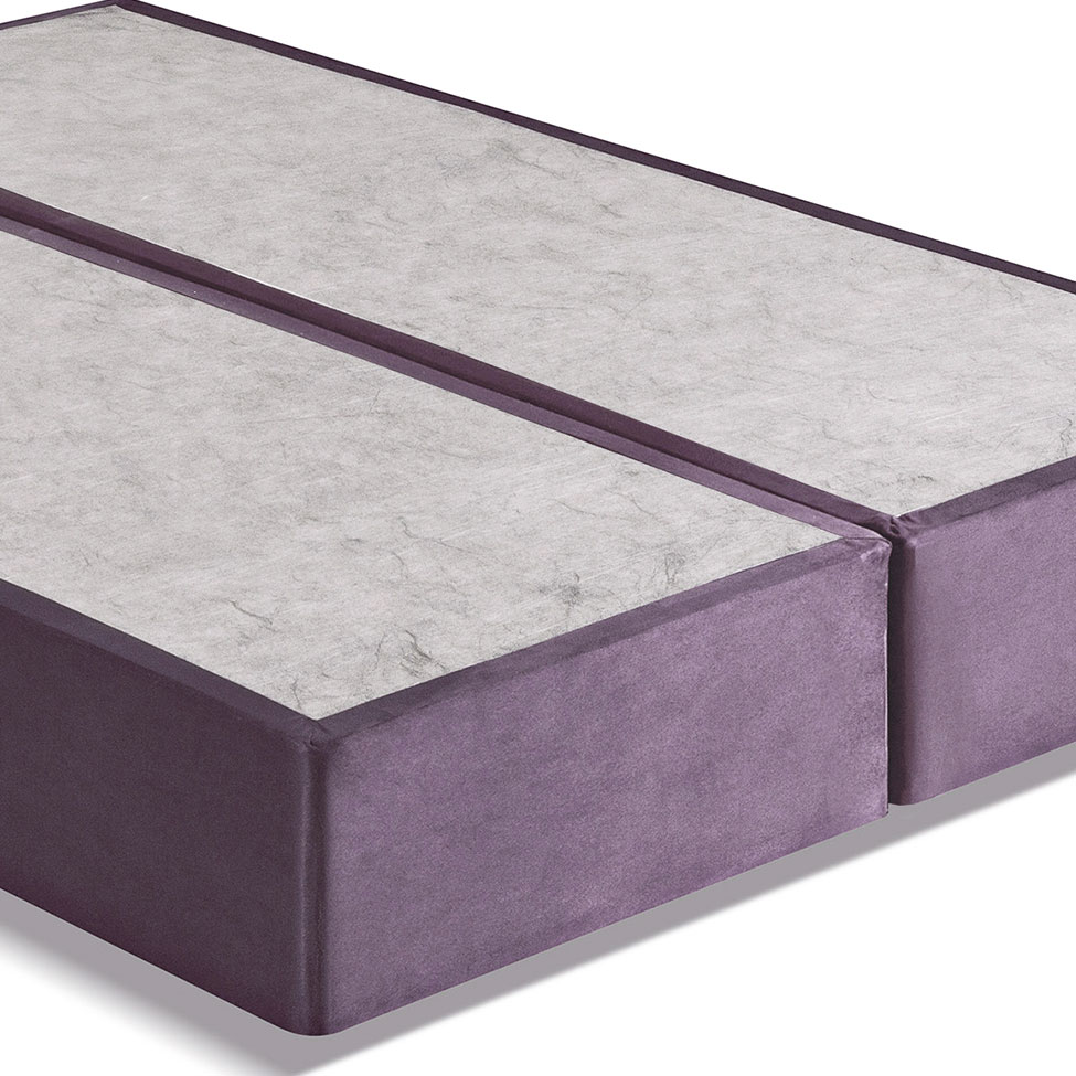 Base para Cama Box Queen  Sommier (25x158x198) Berinjela