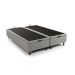 Base para Cama Box Queen Arcón com Baú (43x158x198) Poliéster Cinza