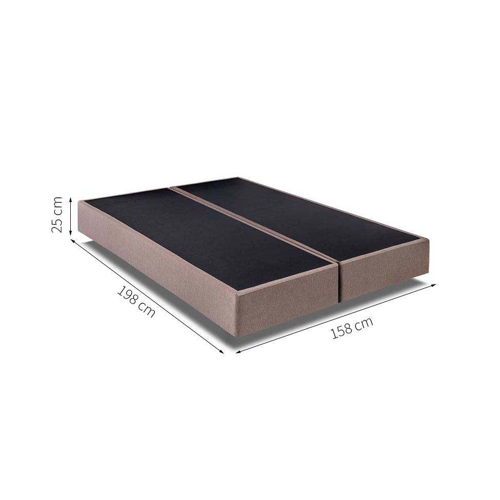 Base para Cama Box Queen Sommier Bege