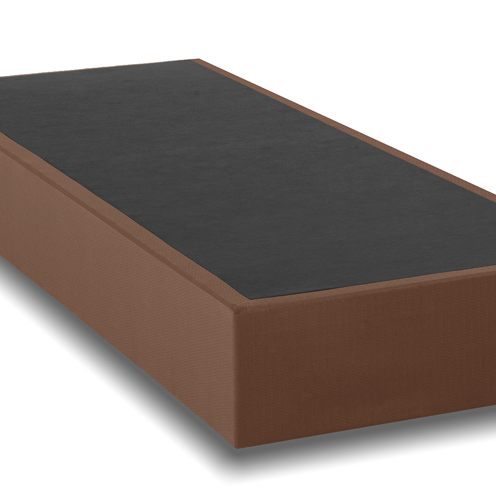 Base para Cama Box Solteiro  Sommier II (25x88x188) Marrom