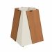 Base para Mesa de Jantar Dalia Canela e Off White