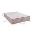 Colchão Casal Carmine Espuma D33 (32x138x188) Bege