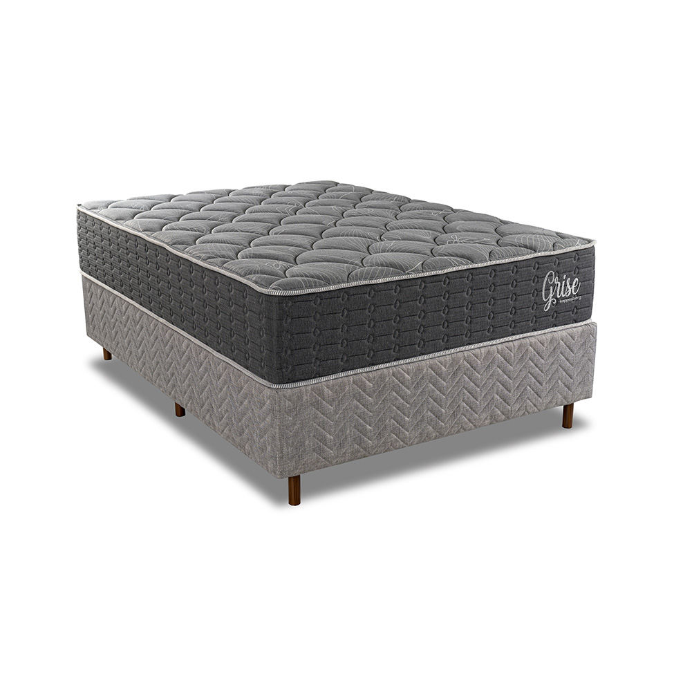 Colchão Casal Misto D40 Grise (32x138x188) Cinza