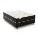 Colchão Casal Mola Ensacada Classic (26x138x188) Branco e Preto