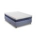 Colchão Casal Mola Ensacada Comfort Roll (28x138x188) Branco e Azul