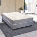 Colchão Casal Mola Ensacada Soft (28x138x188) Branco e Cinza
