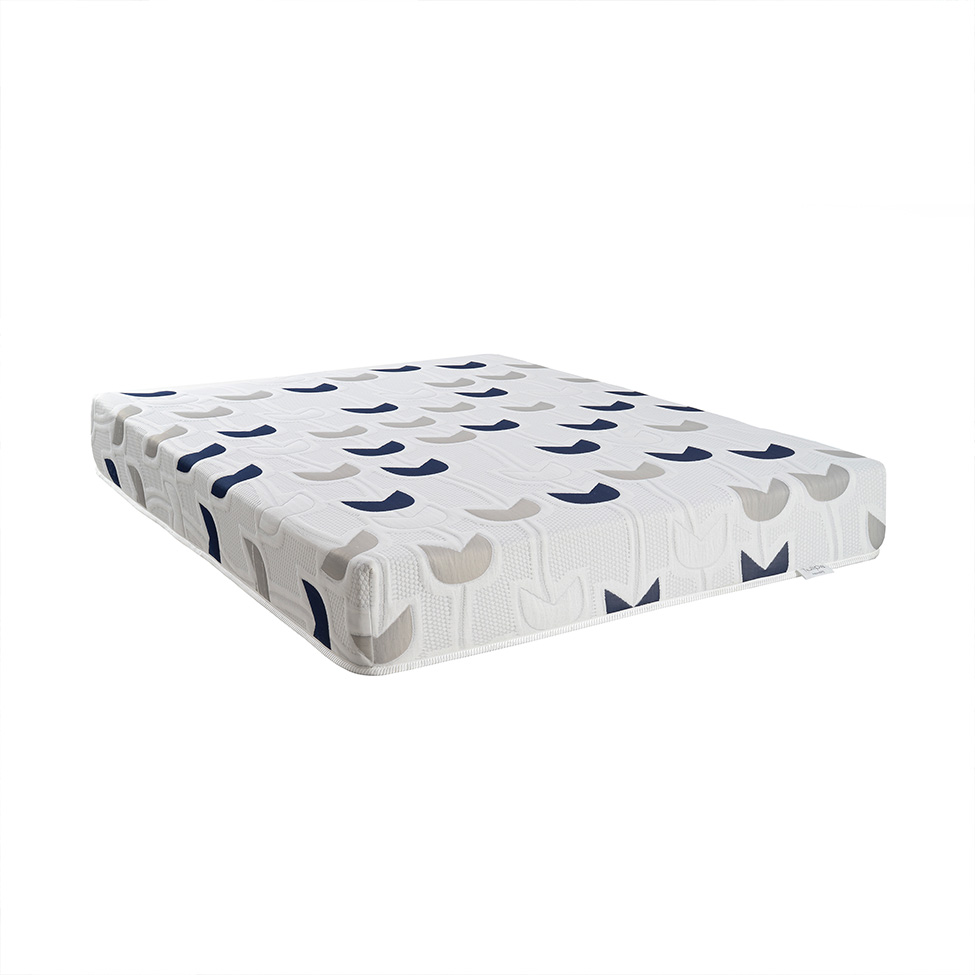 Colchão Casal Mola Ensacada Tulipa (25x138x188) Branco Estampado