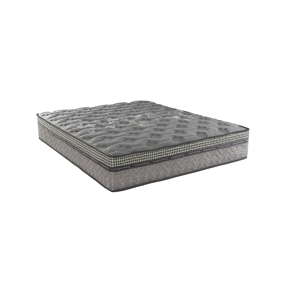 Colchão Casal Mola Ensacada Vita (28x138x188) Cinza