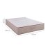 Colchão Queen Carmine Espuma D33 (32x158x198) Bege