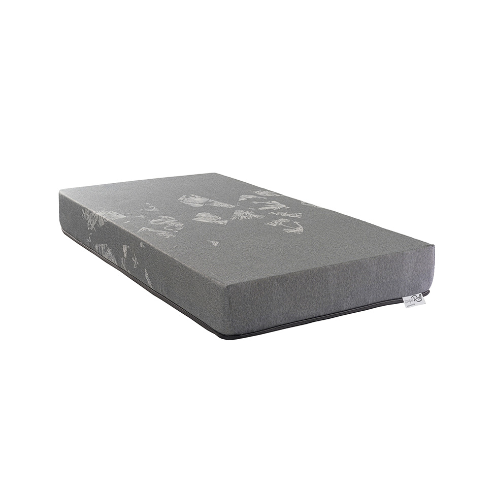 Colchão Solteiro Enrolado D28 Grey Comfort (19x88x188) Cinza