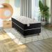 Colchão Solteiro Mola Ensacada Classic (26x88x188) Branco e Preto