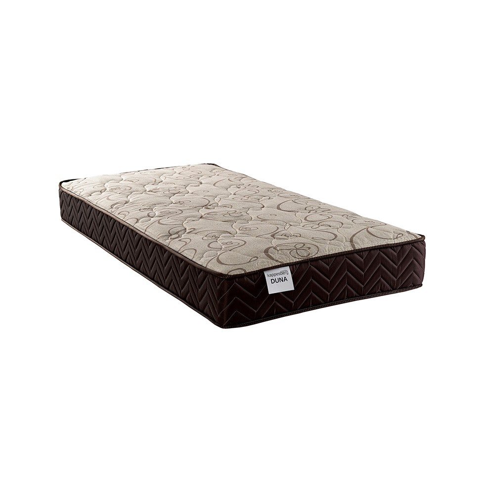Colchão Solteiro Mola Ensacada Duna (20x88x188) Marrom e Bege