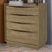 Comoda 4 Gavetas 02 Mesas de Cabeceira 2G M26061 Nogueira Kappesberg