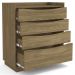 Comoda 4 Gavetas 02 Mesas de Cabeceira 2G M26061 Nogueira Kappesberg