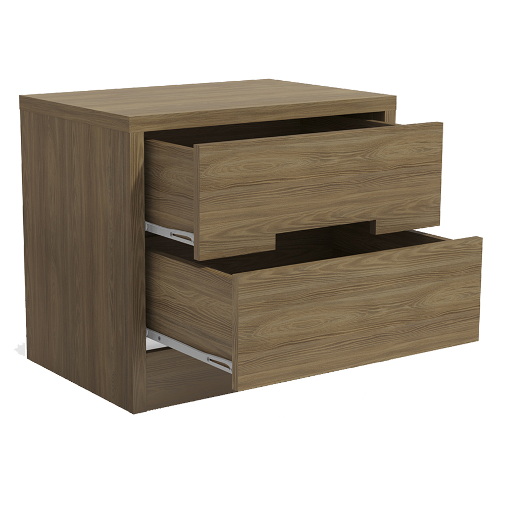 Comoda 4 Gavetas 02 Mesas de Cabeceira 2G S82224 Nogueira Kappesberg