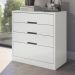 Comoda 4 Gavetas 91 cm S824 Branco Kappesberg