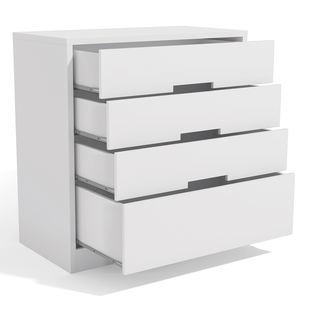 Comoda 4 Gavetas 91 cm S824 Branco Kappesberg