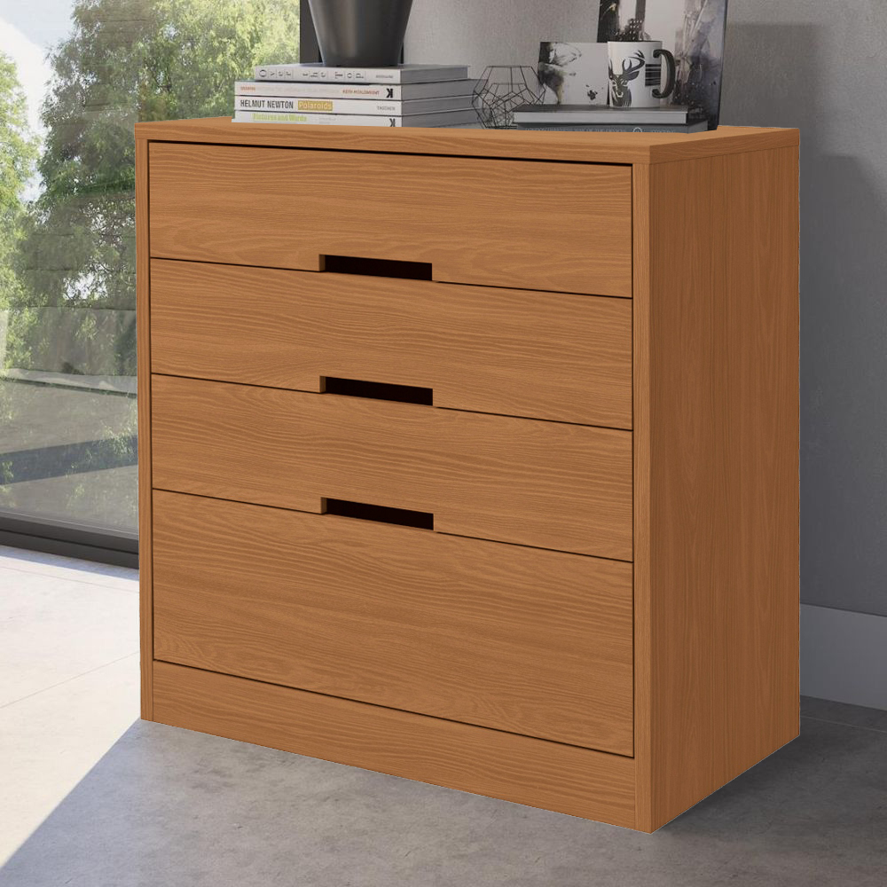 Comoda 4 Gavetas 91 cm S824 Canela Kappesberg