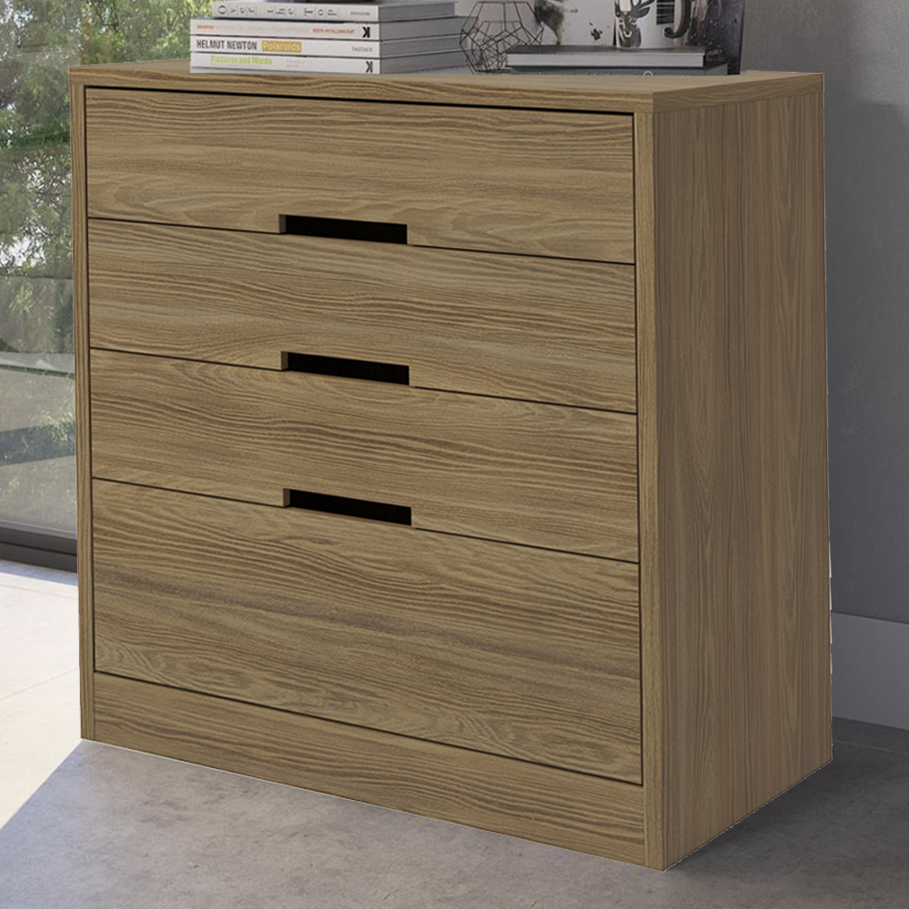 Comoda 4 Gavetas 91 cm S824 Nogueira Kappesberg
