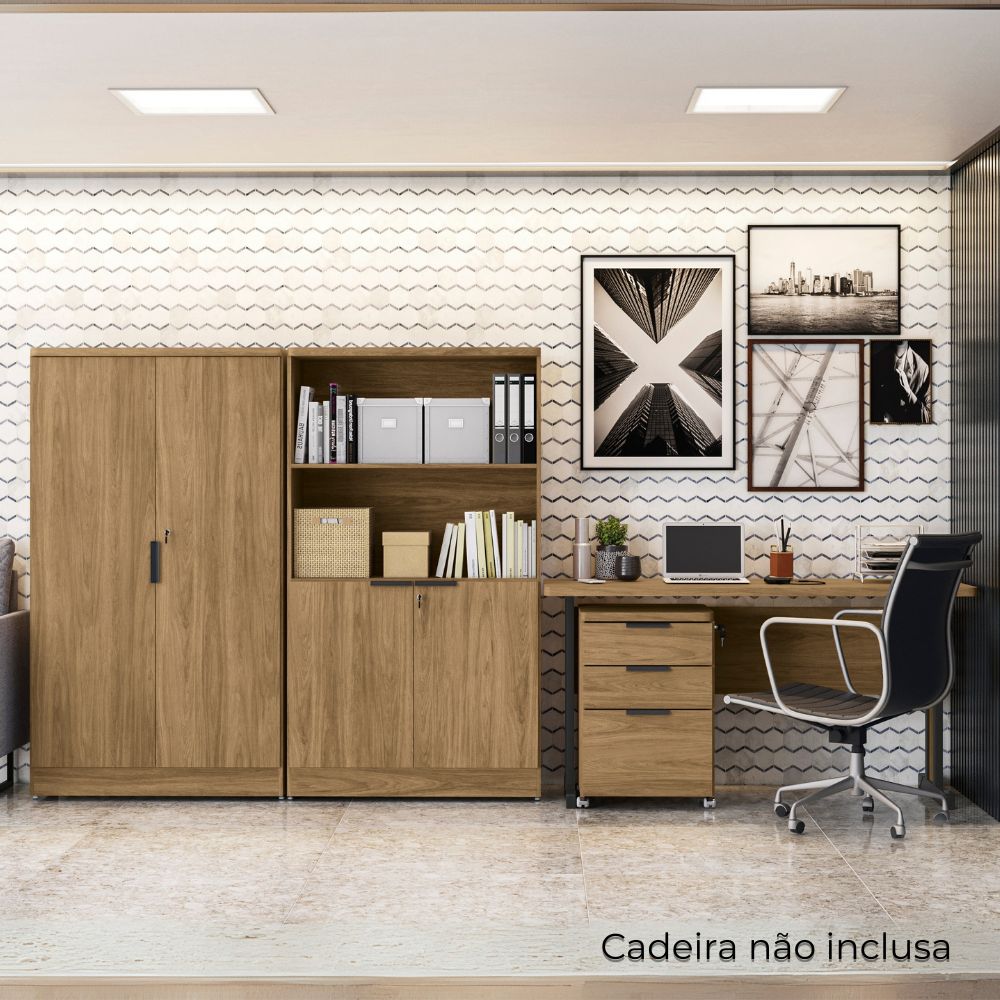 Conjunto Escritorio 4 Pecas Versatil Itapua Kappesberg