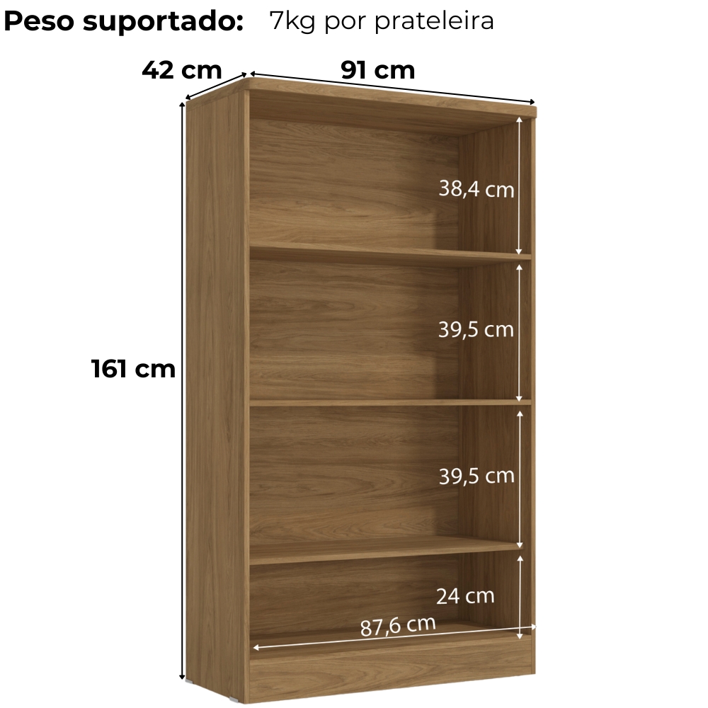 Conjunto Escritorio 4 Pecas Versatil Itapua Kappesberg