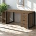 Conjunto Escritorio Industrial 3 Peças 150 cm Frame Munique Kappesberg