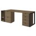 Conjunto Escritorio Industrial 4 Pecas Frame Munique Kappesberg