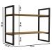 Conjunto Para Area Gourmet 03 Pecas Industrial Crome 24 Freijo Preto Kappesberg