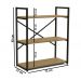 Conjunto Para Area Gourmet 05 Pecas Industrial Crome 25 Freijo Preto Kappesberg