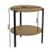 Conjunto Para Quarto 03 Peças Industrial Crome 23 Freijo Preto Kappesberg
