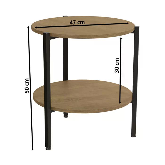 Conjunto Para Quarto 03 Peças Industrial Crome 23 Freijo Preto Kappesberg