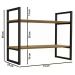 Conjunto Para Quarto 03 Peças Industrial Crome 23 Freijo Preto Kappesberg