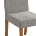 Conjunto com 2 Cadeiras Dalia Bouclé Cinza e Canela