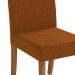 Conjunto com 2 Cadeiras Dalia Bouclé Terracota e Canela