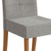 Conjunto com 2 Cadeiras Elva Bouclé Cinza e Canela