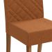 Conjunto com 2 Cadeiras Gardênia Bouclé Terracota e Canela