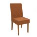 Conjunto com 2 Cadeiras Gardênia Bouclé Terracota e Canela