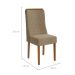 Conjunto com 2 Cadeiras Jasmin Bouclé Fendi e Canela