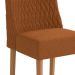 Conjunto com 2 Cadeiras Jasmin Bouclé Terracota e Canela