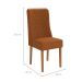 Conjunto com 2 Cadeiras Jasmin Bouclé Terracota e Canela